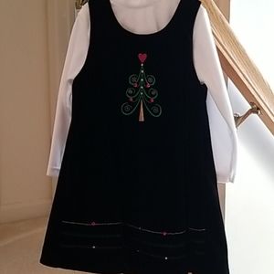 Toddler 2 piece Christmas dress